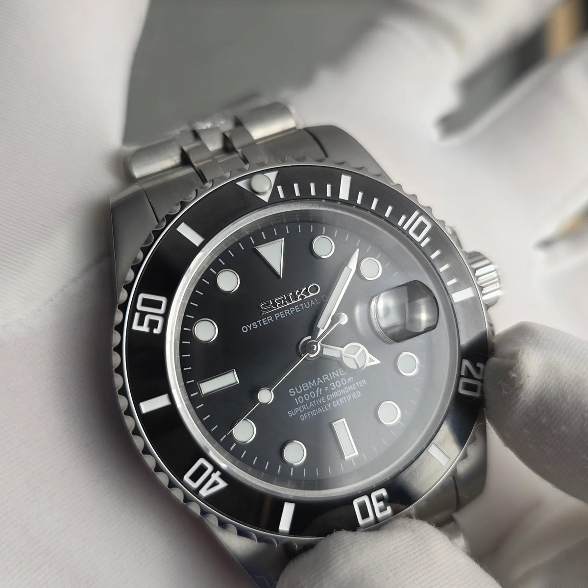 Seiko Submariner Mod ‘Black Dial-Jubilee’ 40
