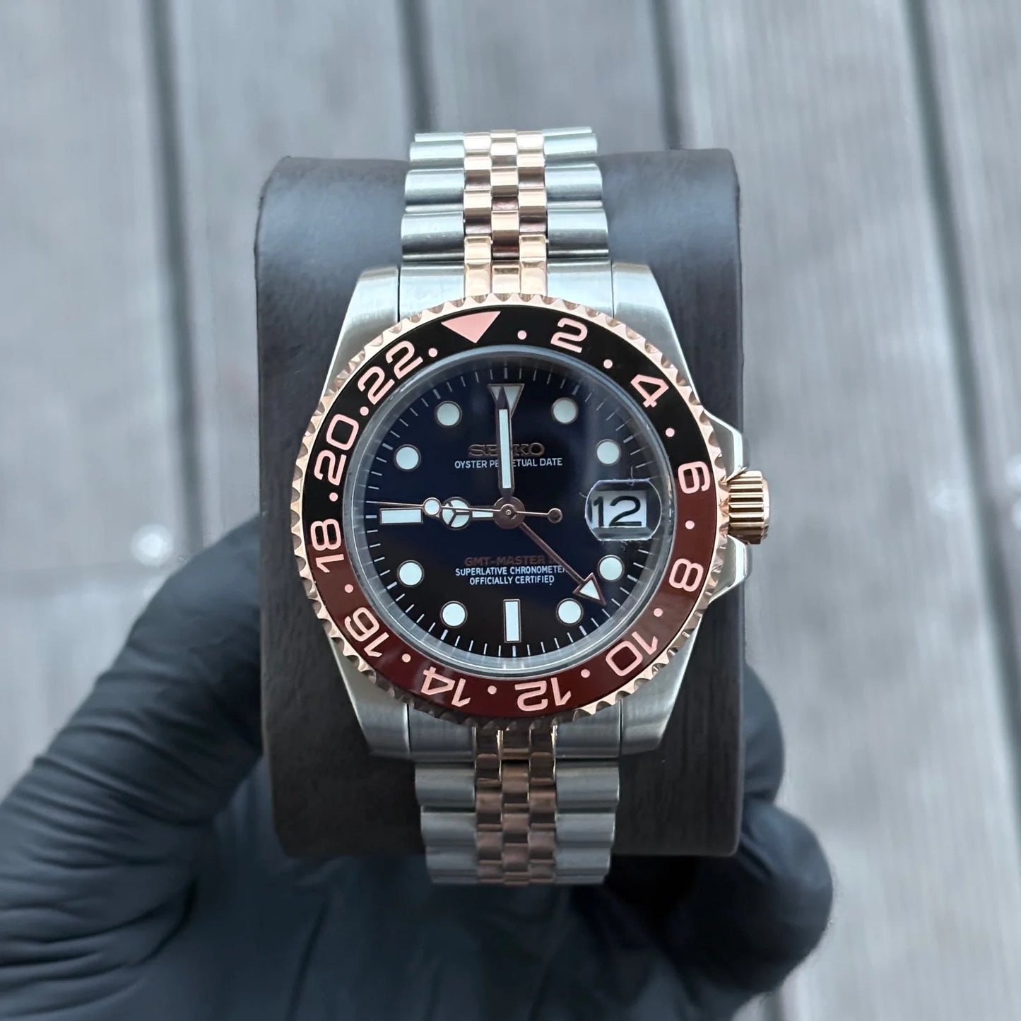 Seiko GMT-Master II Mod ‘Rootbeer Jubilee’ 40