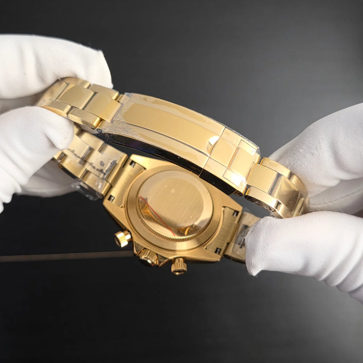 Seiko Daytona Mod ‘Full Gold/ Aqua Blue Dial’ 40
