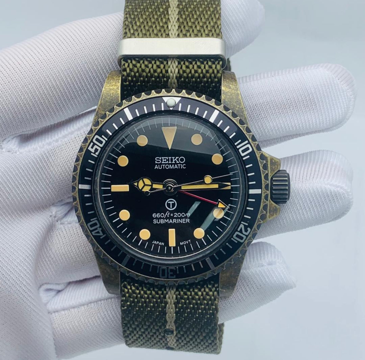 Bronze Seiko Submariner/ GMT 40