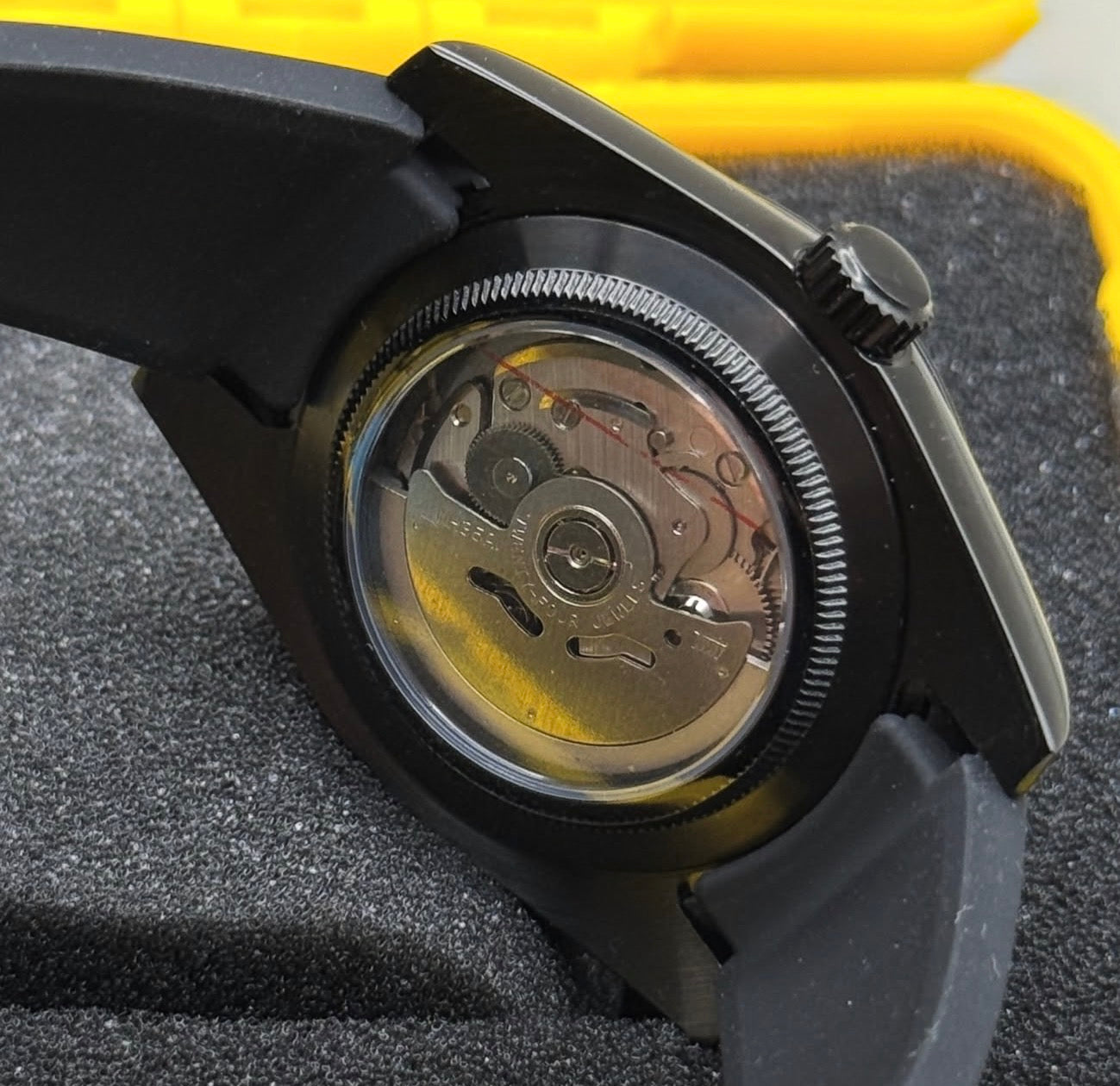 Seiko Sky-Dweller Mod ‘All Black Rubber Strap’ 40