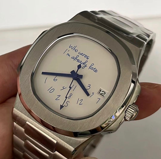 Seiko Nautilus Mod ‘Who Cares I’m already late’ 40