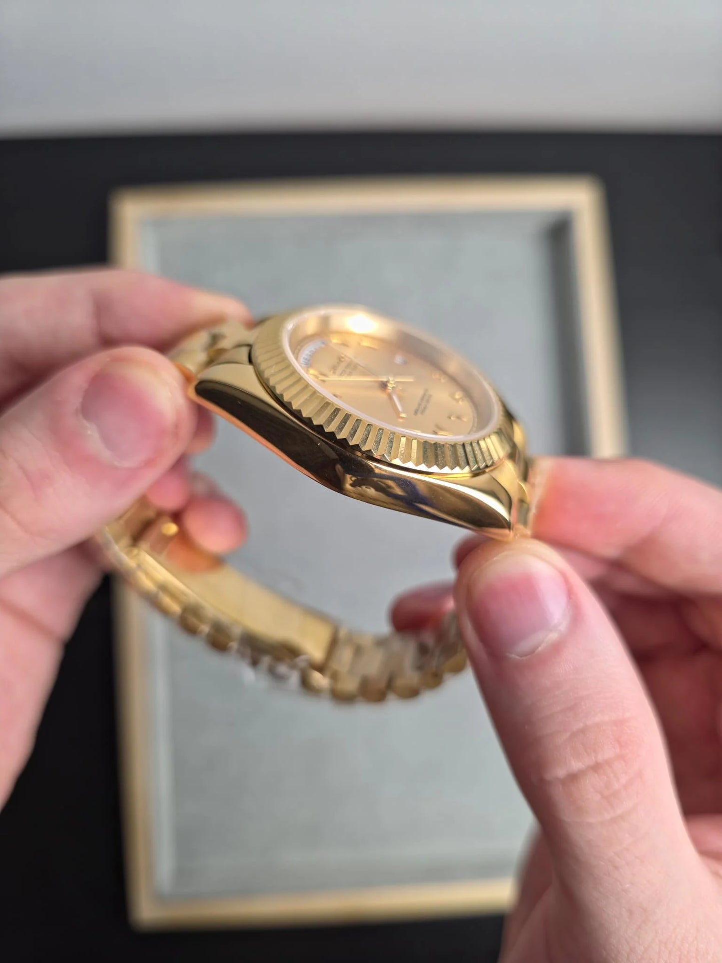 Seiko Day-date ‘Full Gold Arabic Dial’ 39