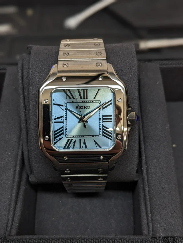 Seiko Santos Mod ‘Ice Blue Dial’ 39