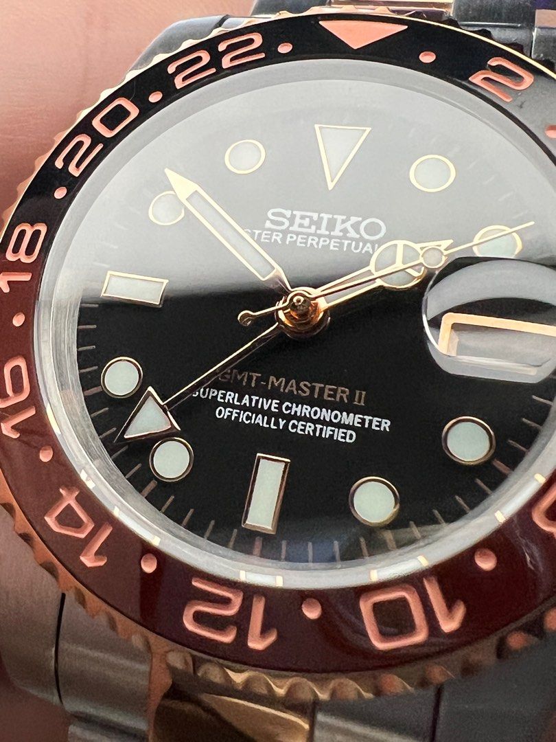 Root-beer Seiko GMT-Master II 40