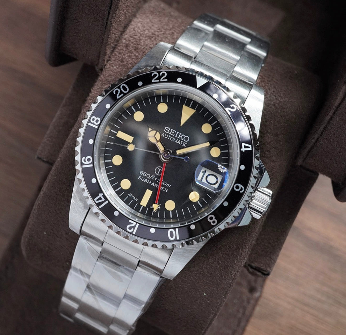 Seiko Vintage Submariner Mod ‘GMT’ 40