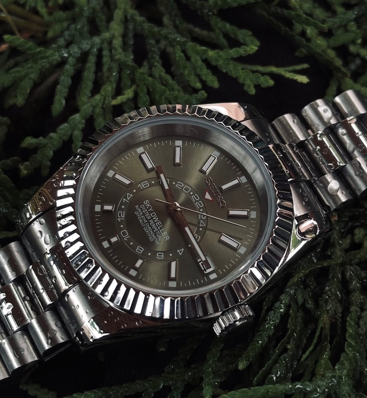 Seiko Sky-Dweller Mod ‘Green Moss Dial’ 40