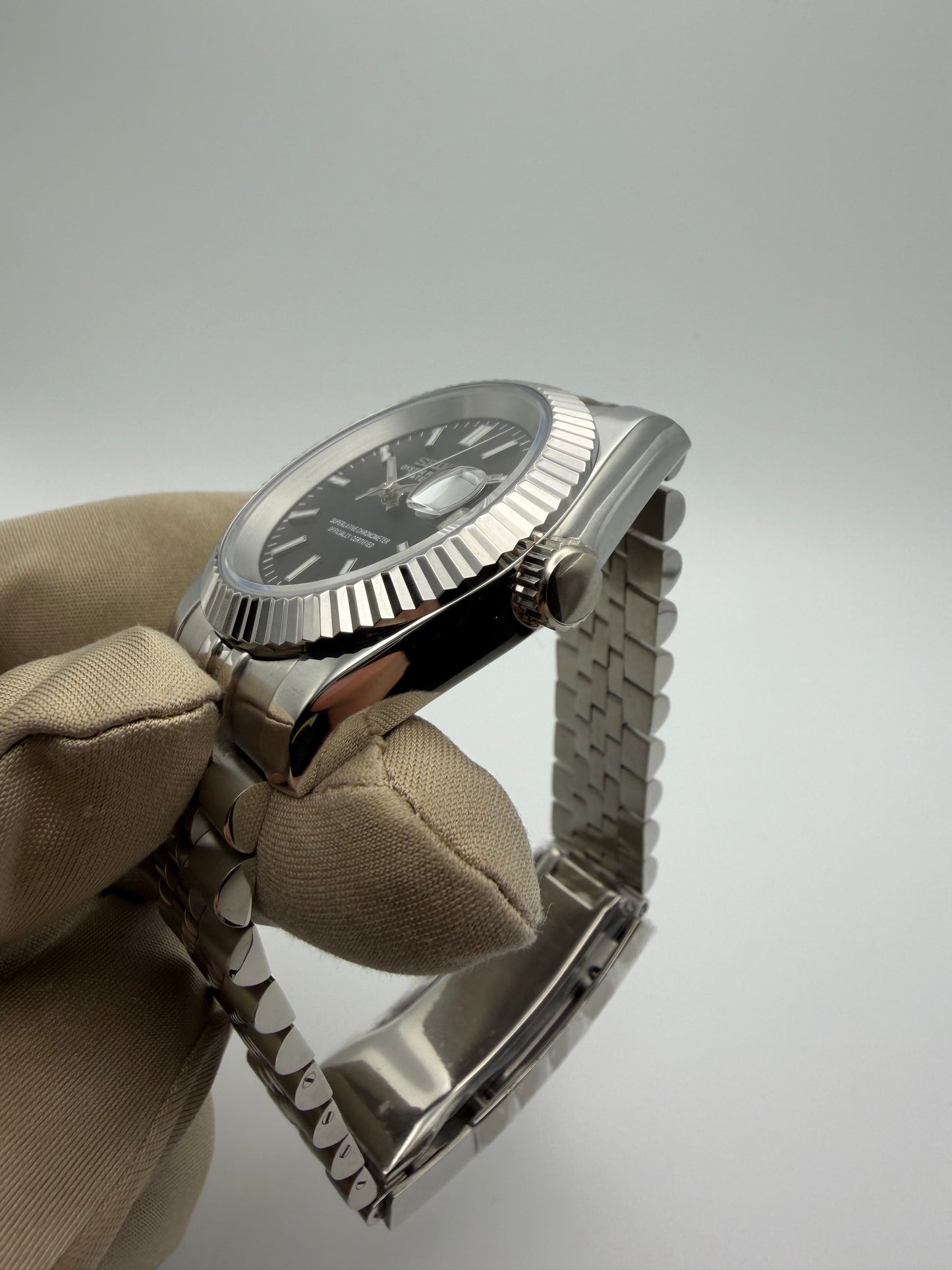 Seiko Date-Just Black Dial 36/39