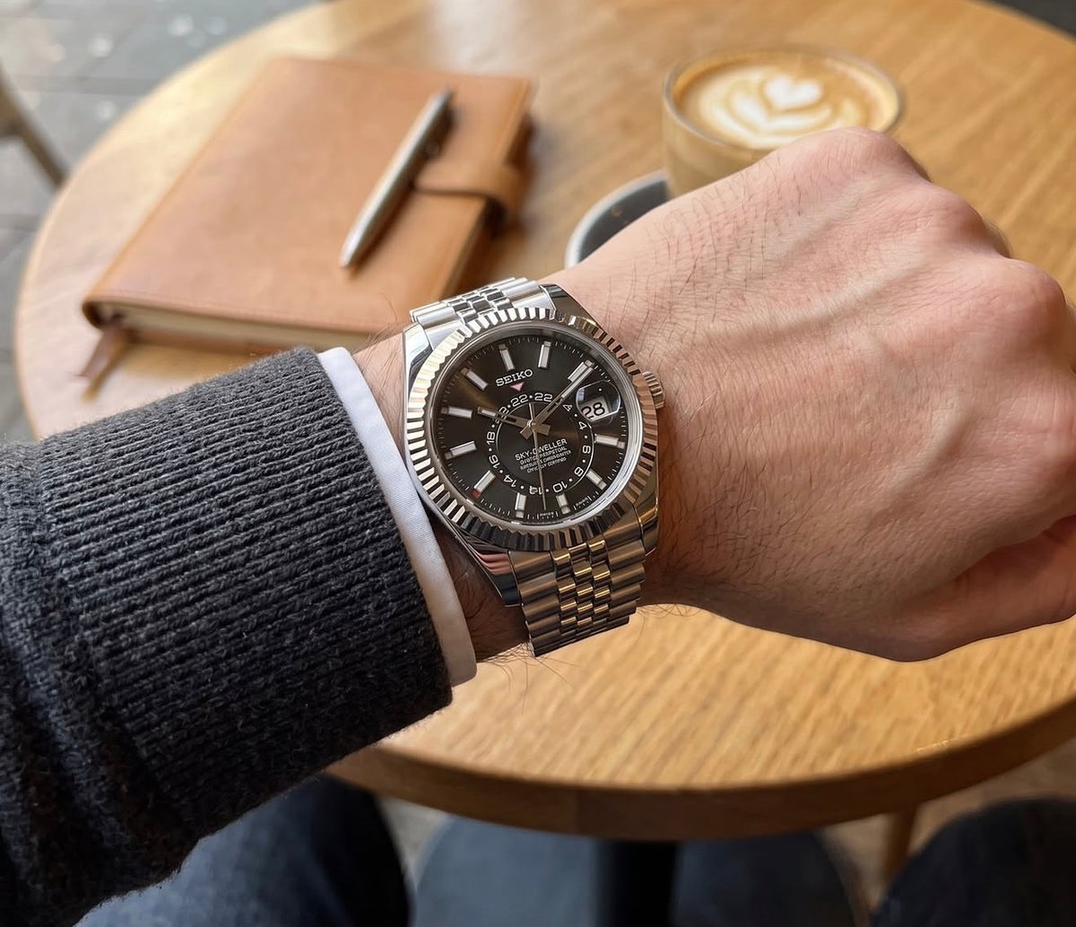 Seiko Sky-Dweller Mod ‘Steel Black Dial’ 40