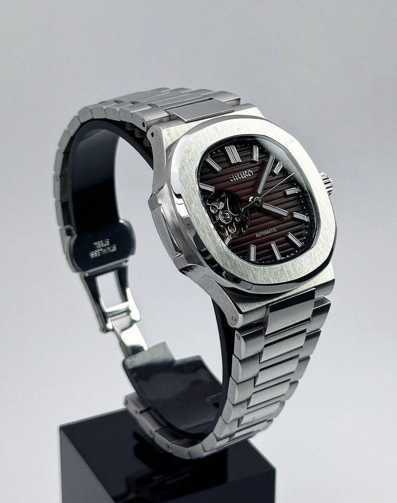 Seiko Nautilus Mod ‘Chocolate Open Heart Dial’ 40