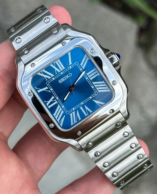 Seiko Santos Dark Blue Dial 39mm