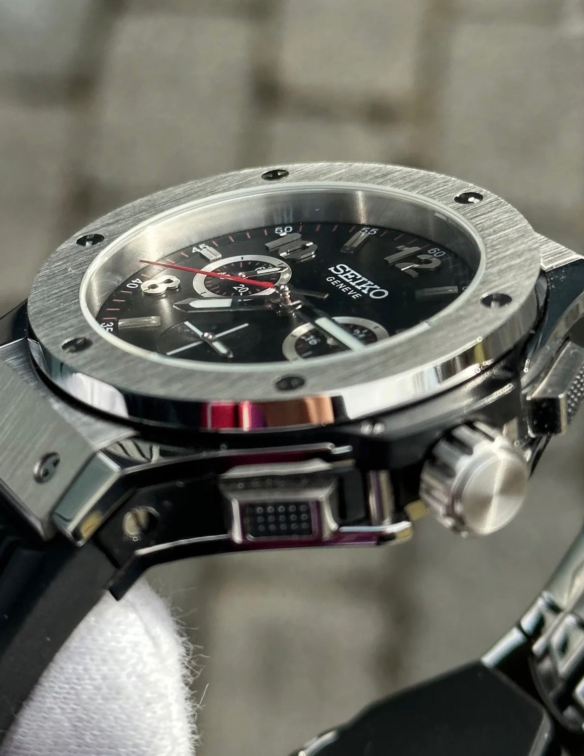 Seiko Mod ‘Big Bang Chonograph’ Steel 42
