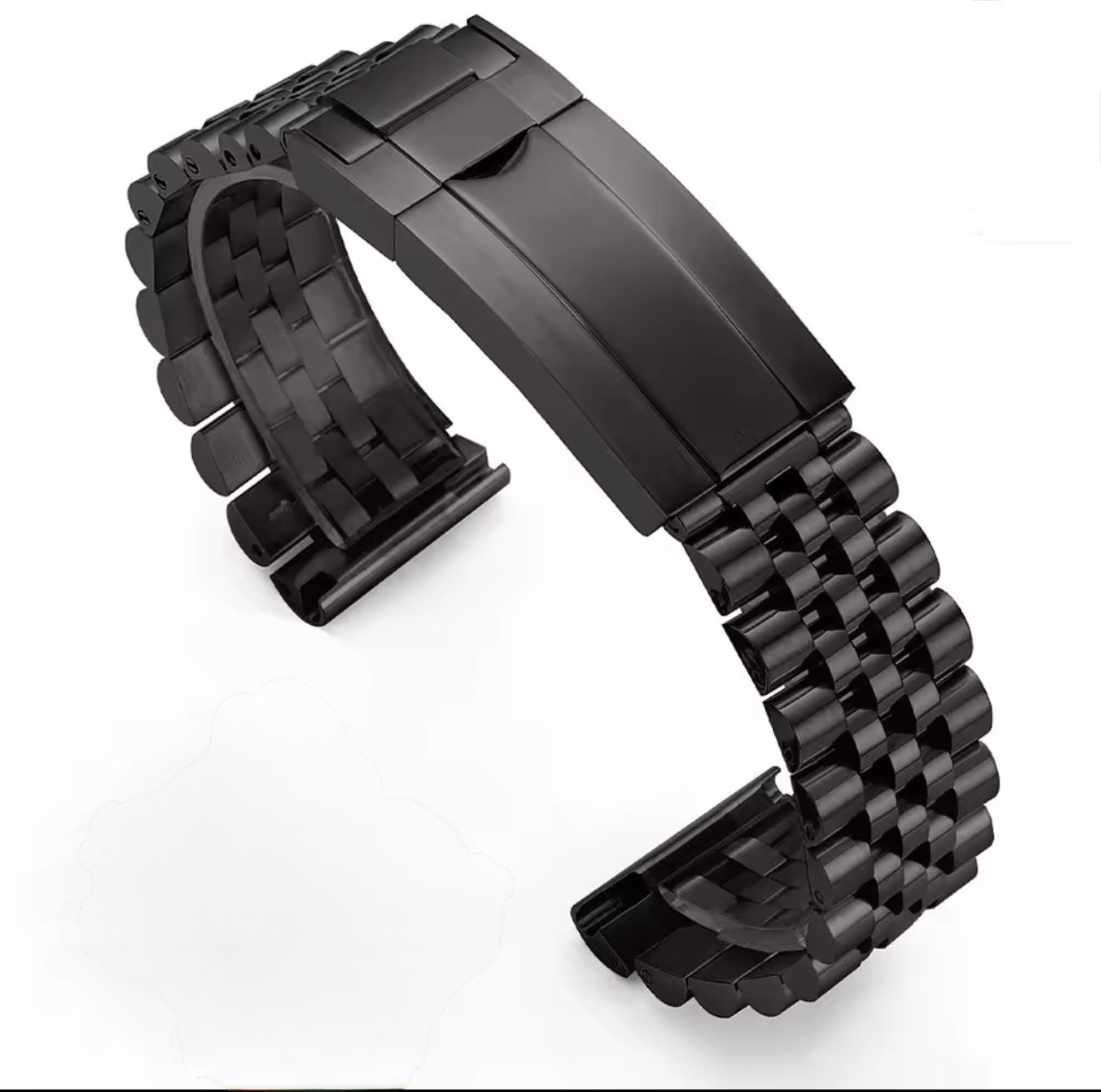 Black 904L Stainless Steel Jubilee Bracelet 20mm