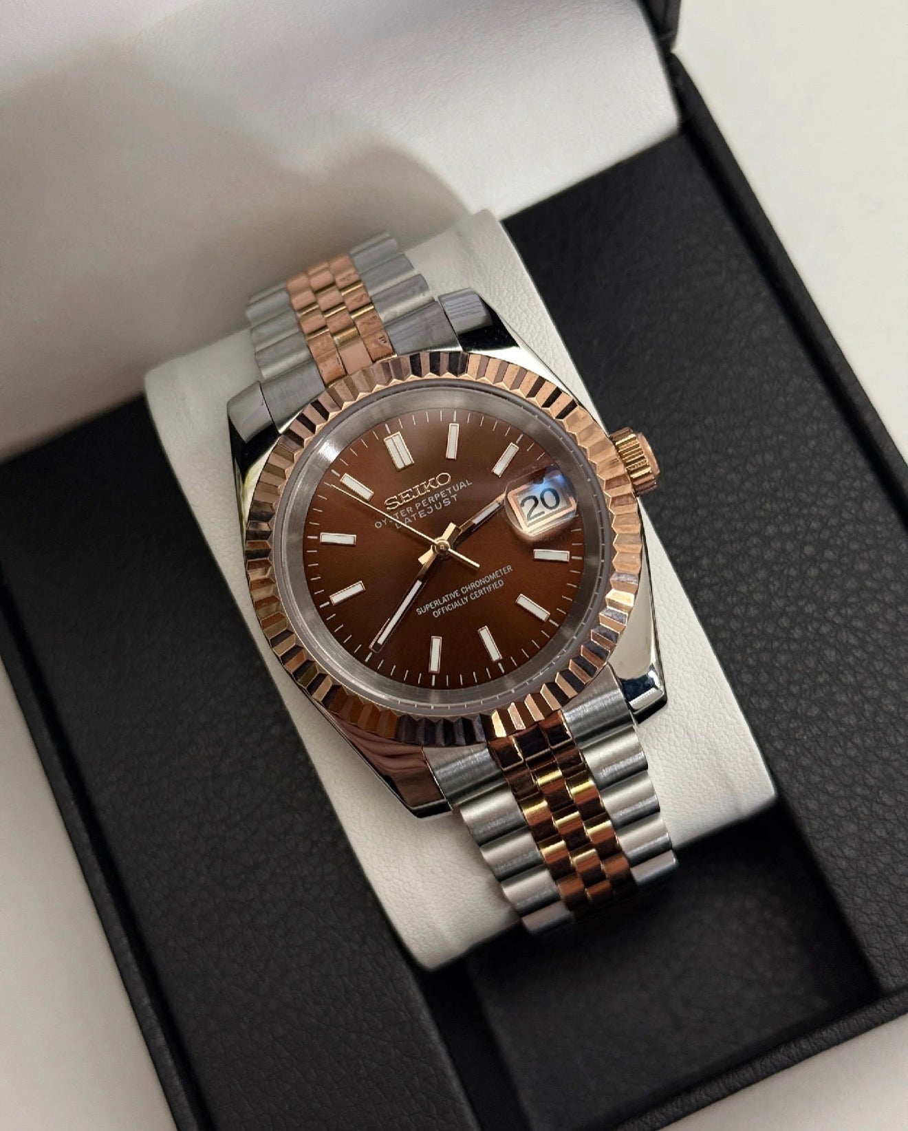 Seiko Datejust ‘Chocolate Dial’ Two-Tone 36/39mm