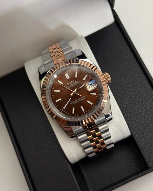 Seiko Datejust ‘Chocolate Dial’ Two-Tone 36/39mm