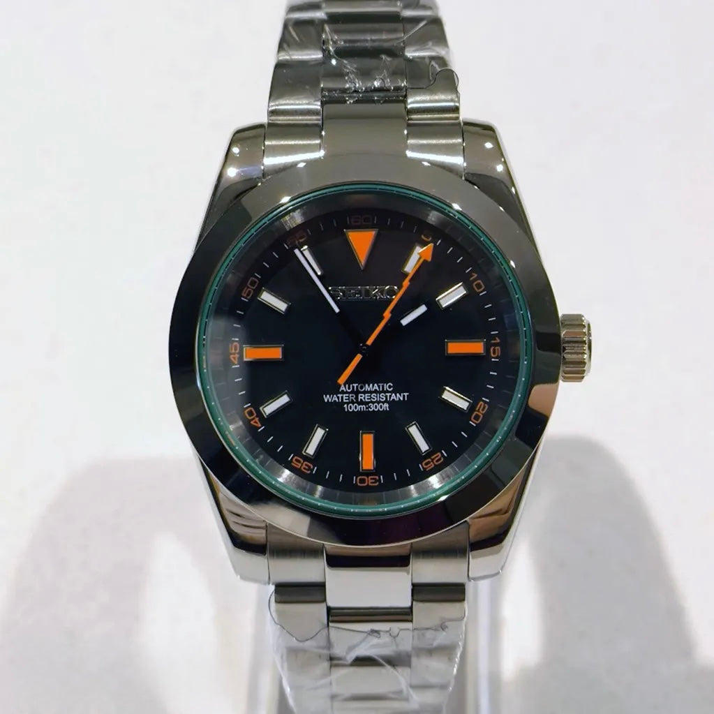 Seiko Mod Milgauss Black Dial 39