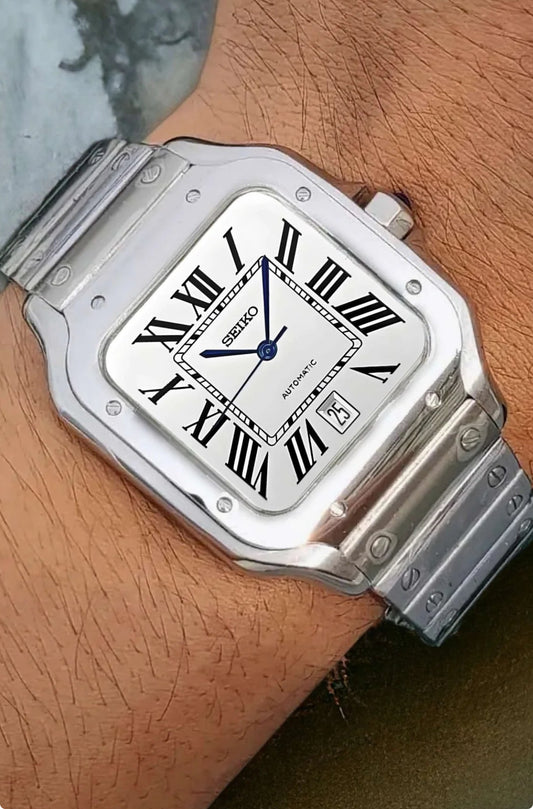 Seiko Santos White Dial 39mm w/(Date)