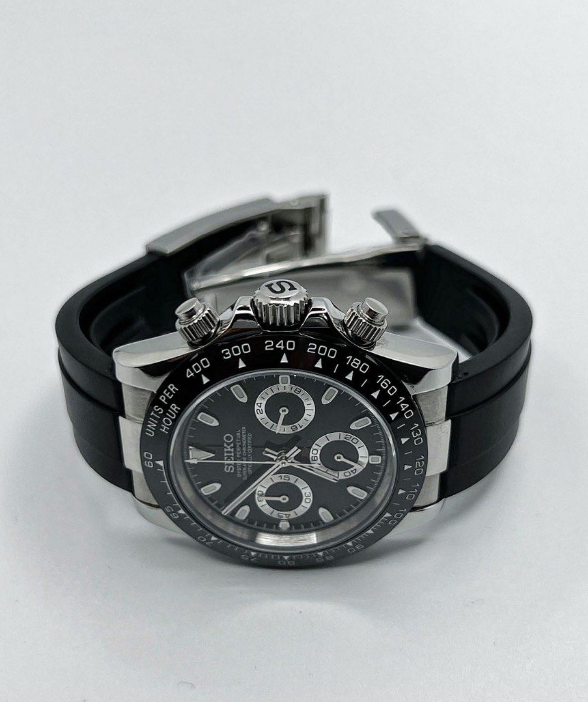 Seiko Daytona Steel Oyster flex 40