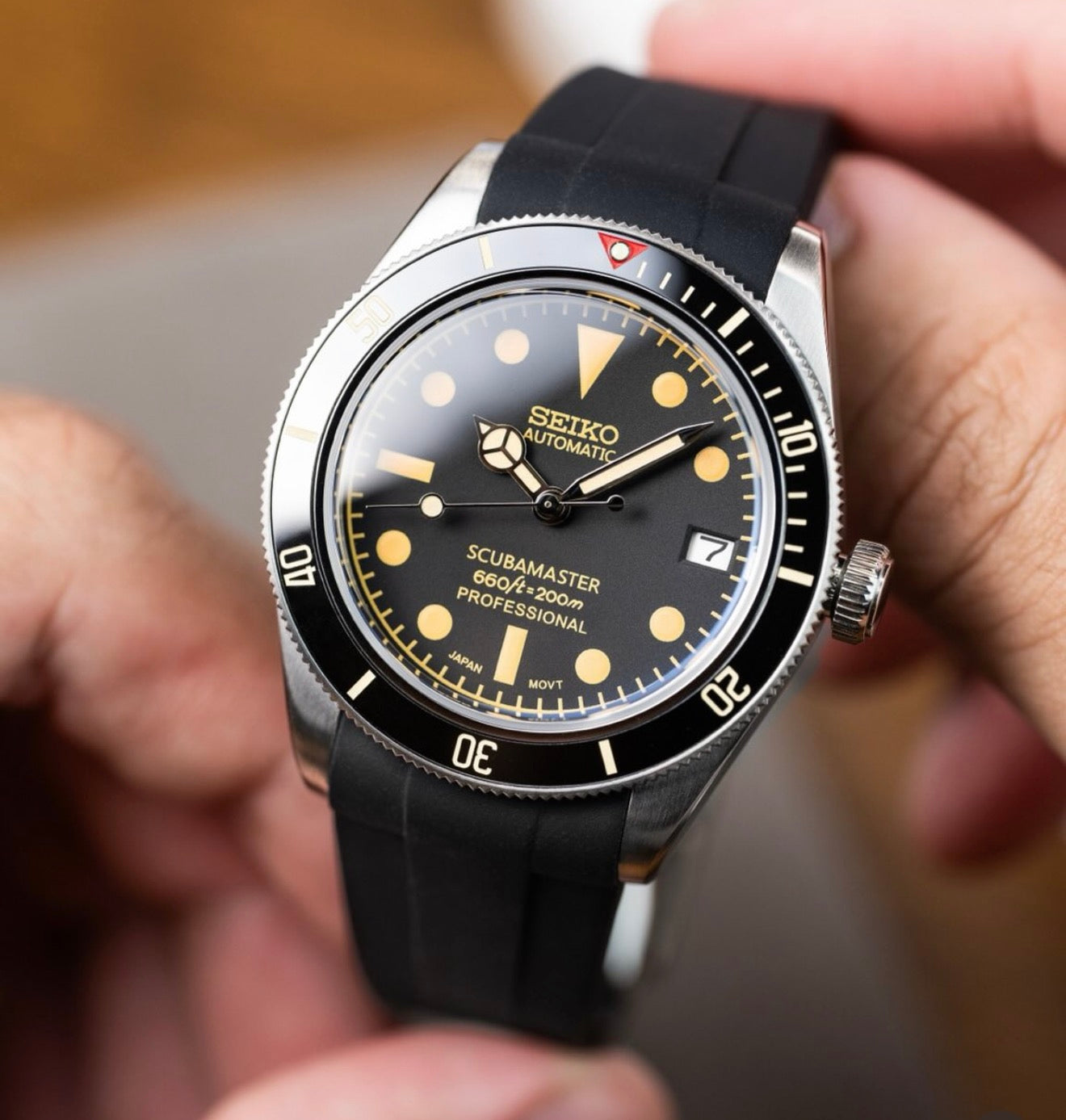 Seiko Scubamaster 58 Mod Rubbed Strap 40mm