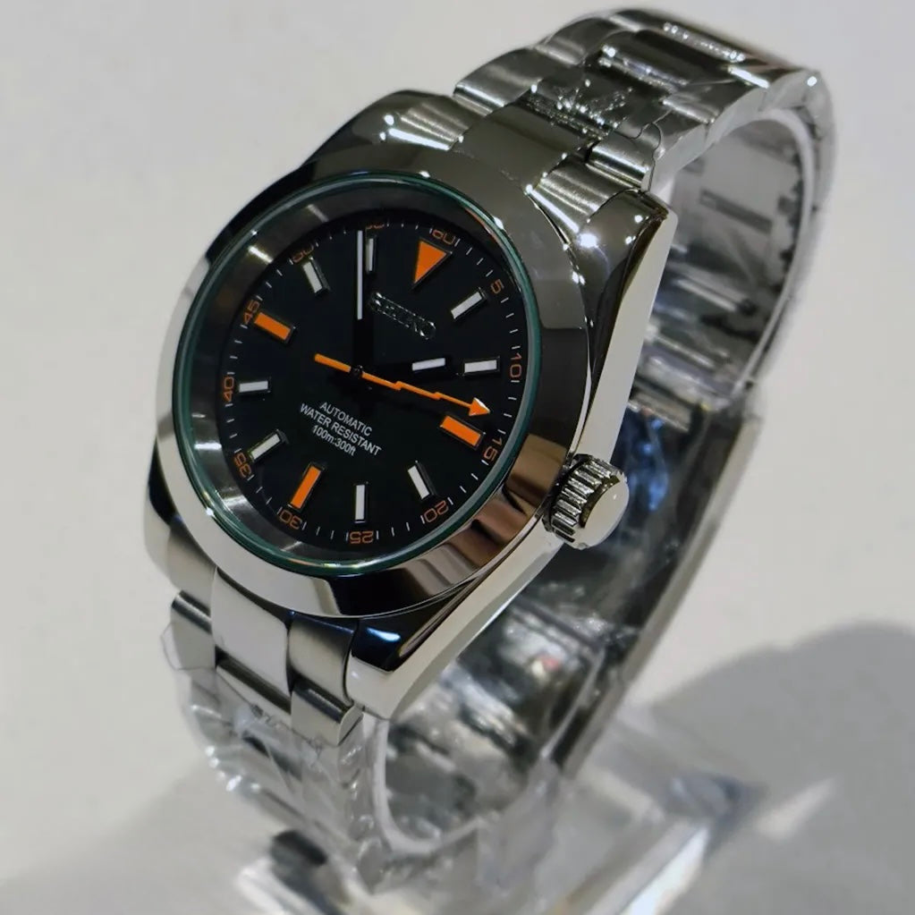 Seiko Mod Milgauss Black Dial 39