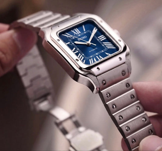 Seiko Santos mod ‘Ladies Blue Dial’ 34mm