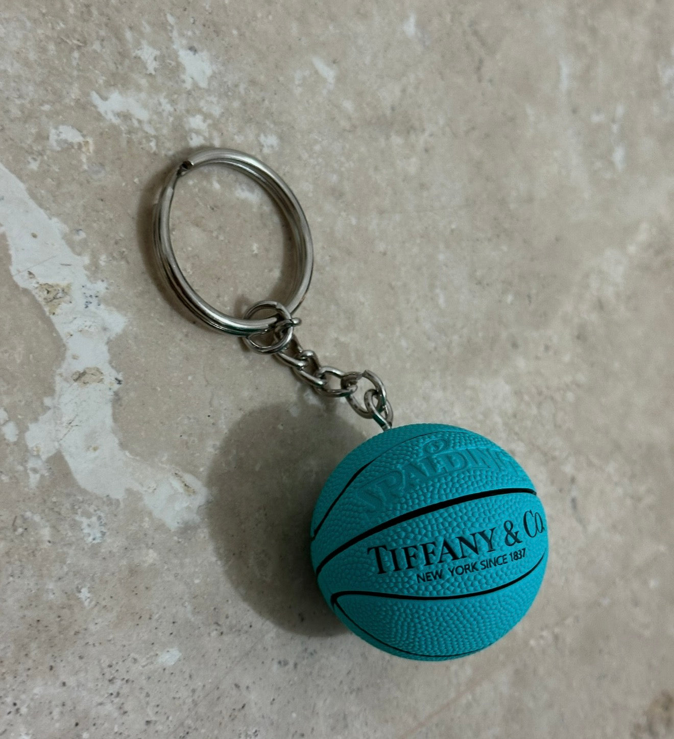 SPALDING ‘Tiffany’ Basketball Keychain