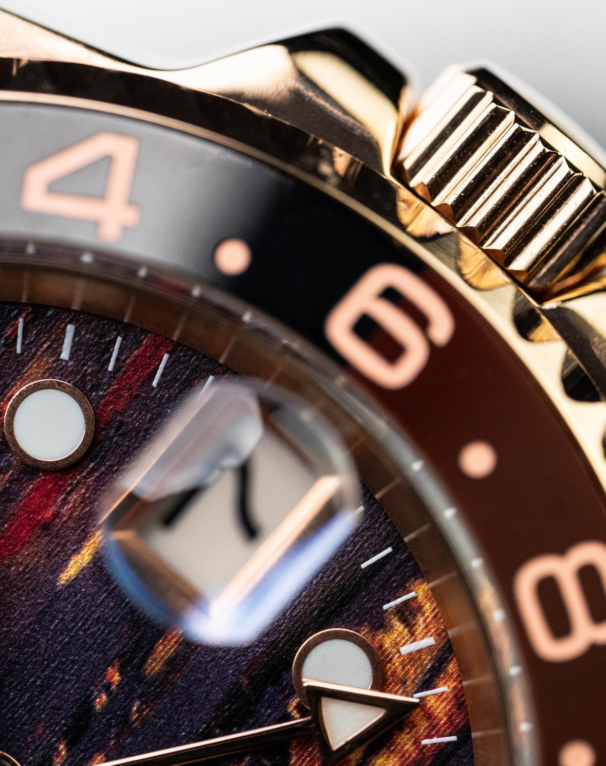 Seiko GMT- Master II Mod Rose Gold ‘Tiger Iron’ 40