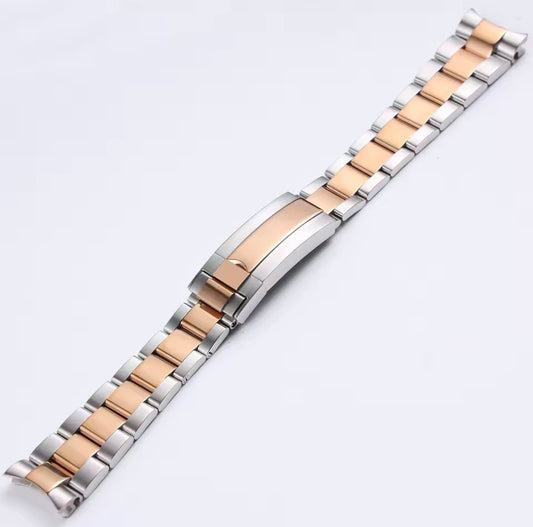 Oyster Bracelet Rose Gold Two-tone 20mm