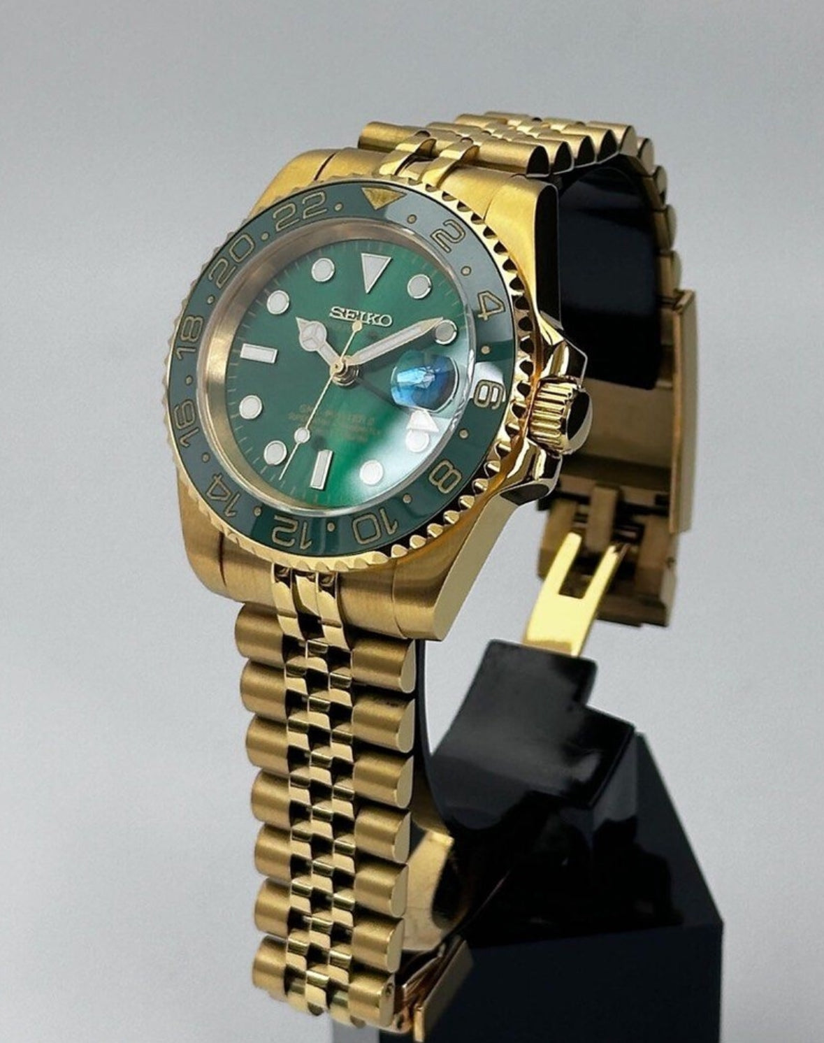 Seiko GMT- Master II Mod ‘Golden Hulk’ 40