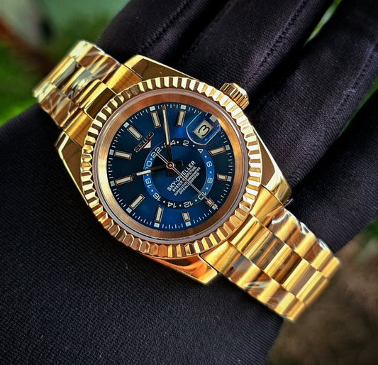 Seiko Sky- Dweller Mod ‘Rose Gold/ Azure Dial’ 41mm