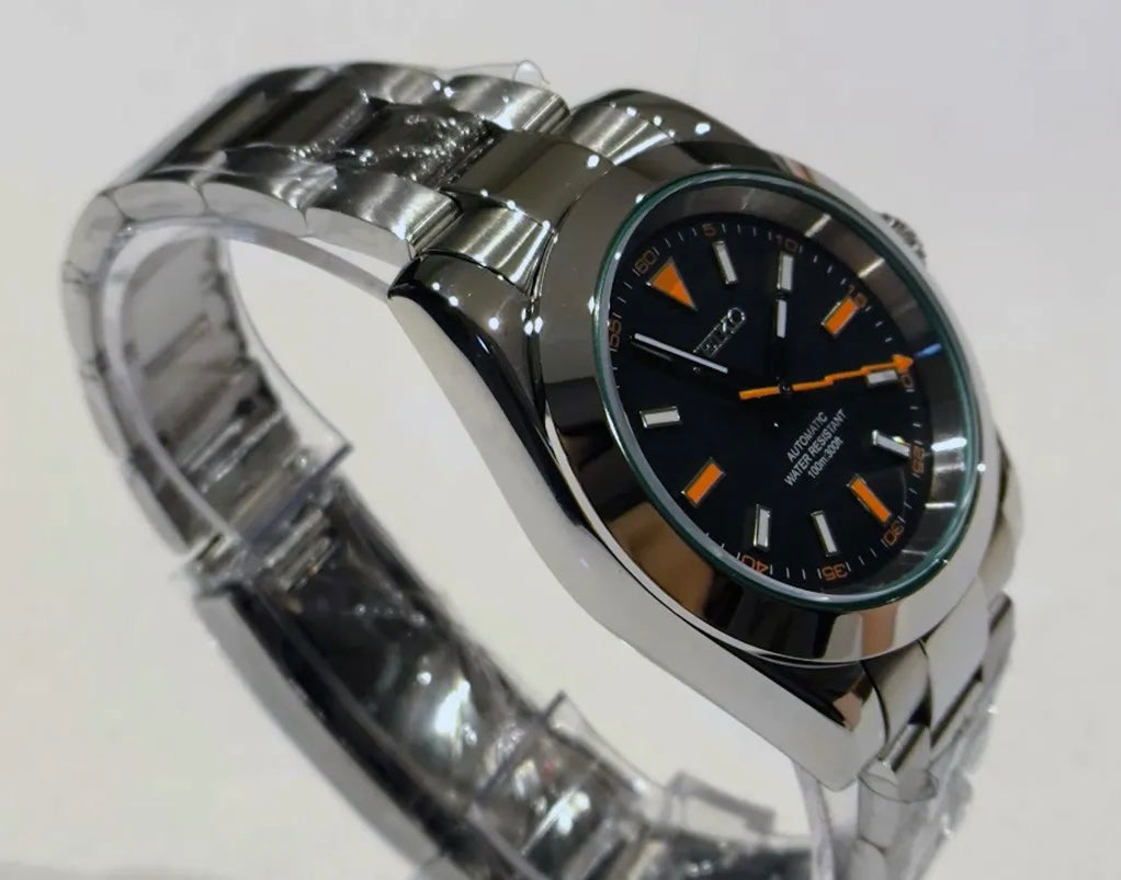 Seiko Mod Milgauss Black Dial 39
