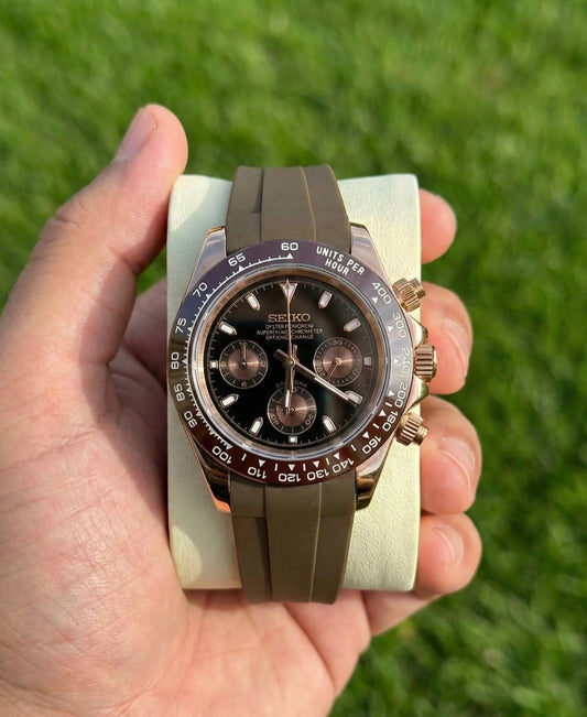 Seiko Daytona Mod ‘Caramel Mocha Brown Dial’ 40