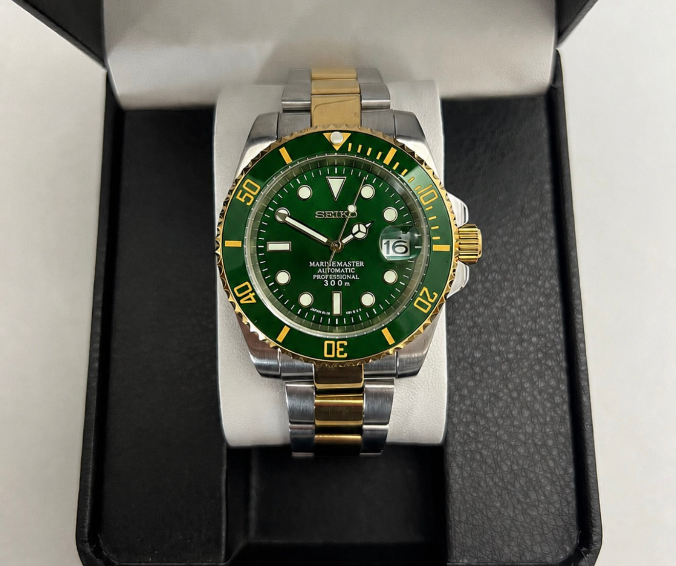 Seiko Marine Master Mod ‘Two-tone Green Dial’ 40