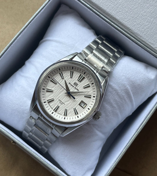 GS Seiko Mod White Birch Dial 36/39