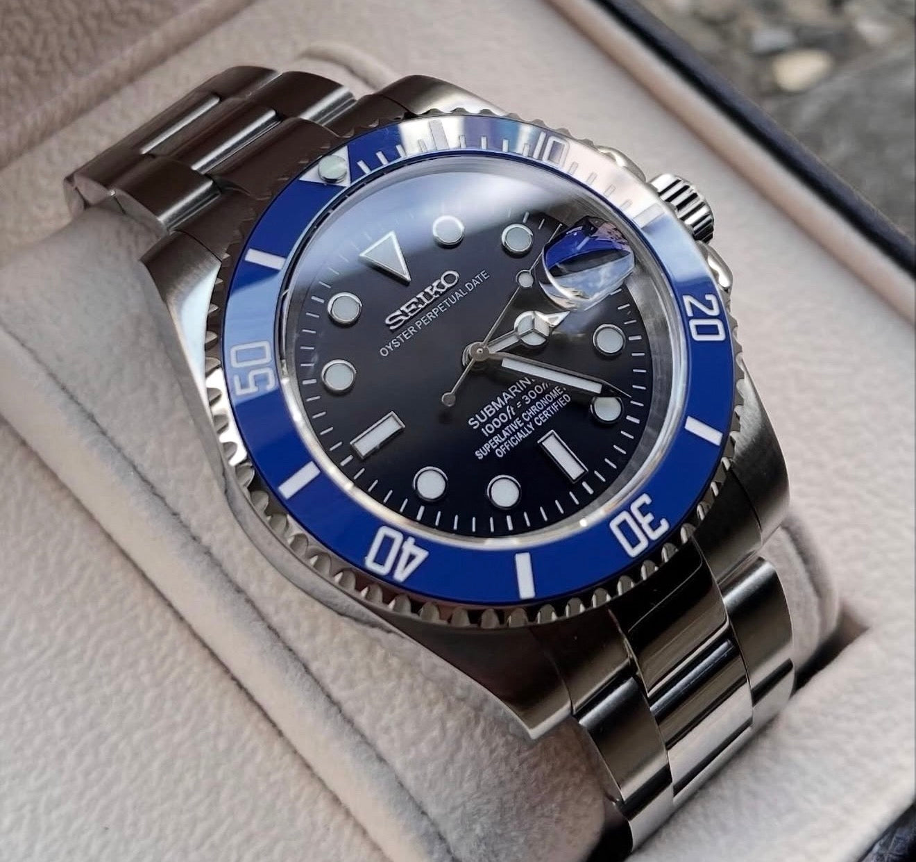 Seiko Submariner Mod ‘Cookie Monster’ 40