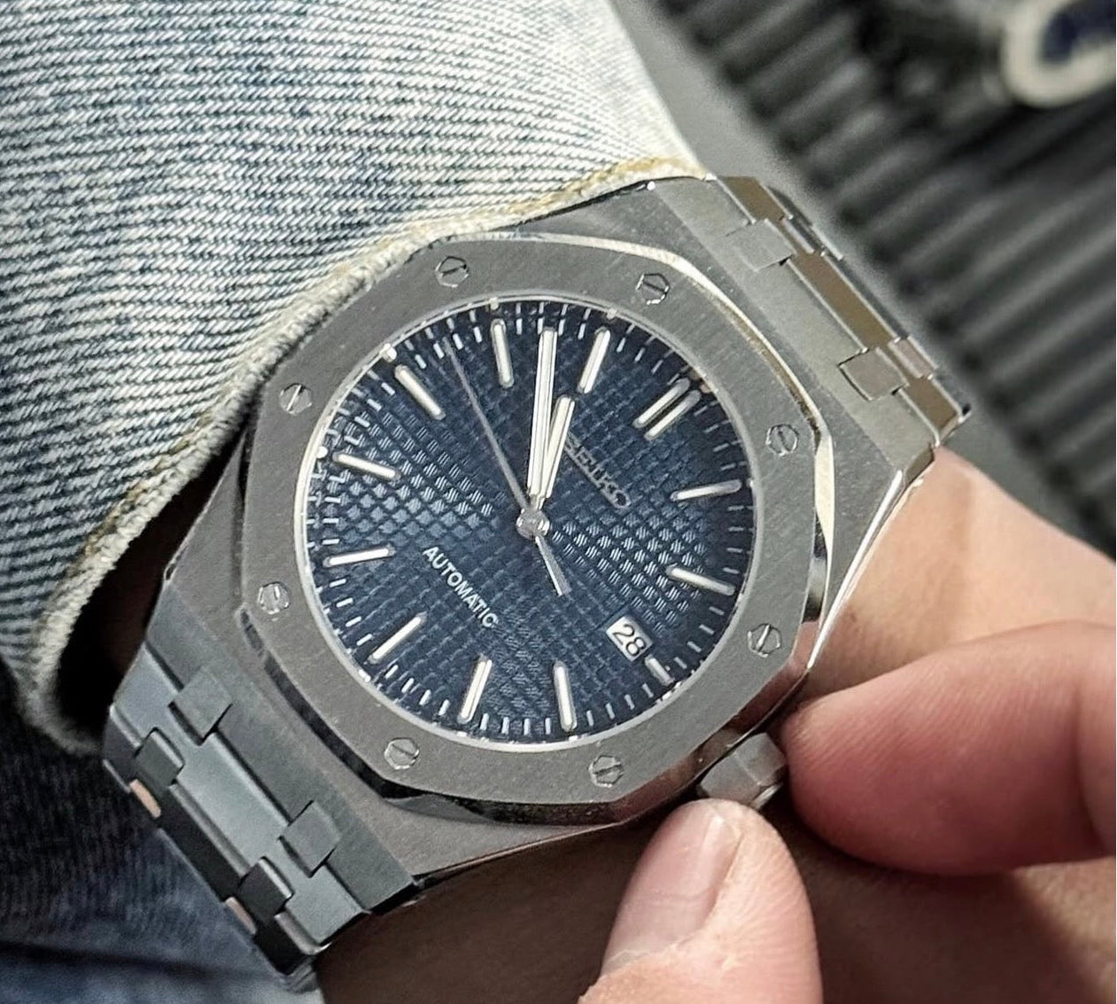 Seiko Royal Oak Mod ‘Navy Blue Dial’ 41