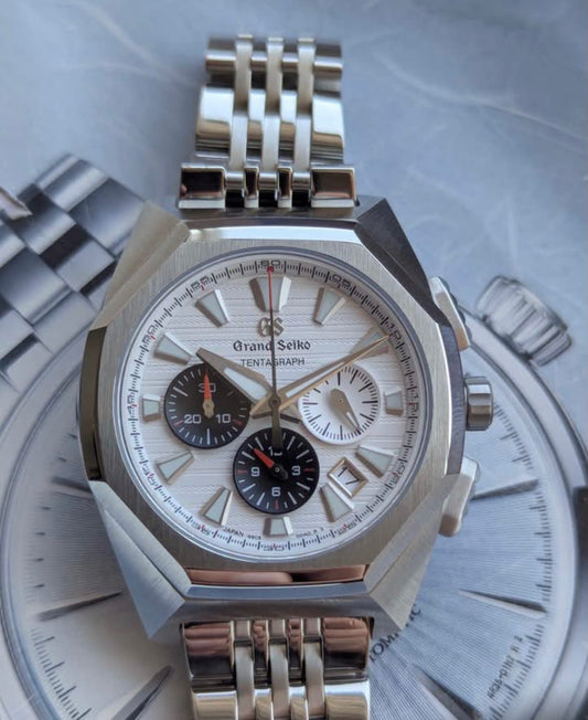 GS Sports Mod ‘Tokyo Lion Tentagraph’ White Dial 42