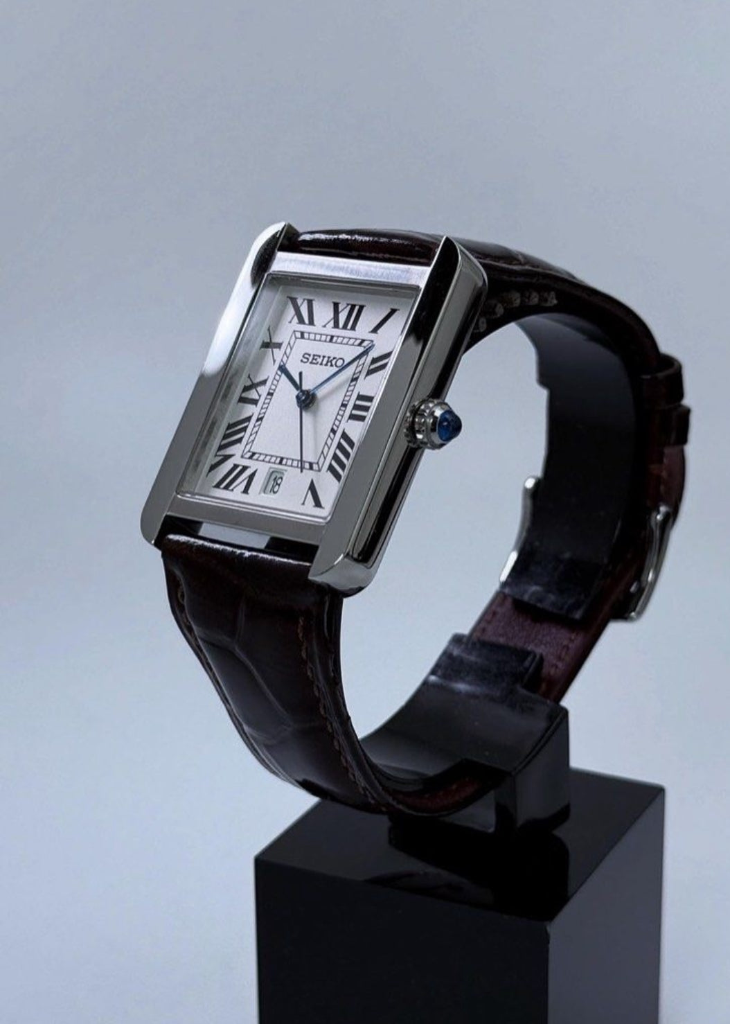 Seiko Mod ‘Tank’ - Leather Strap