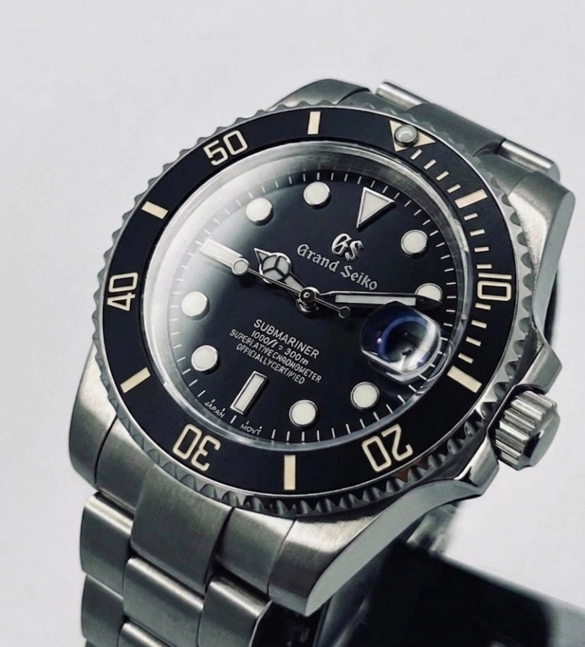 NH35 GS MOD 36mmブラック Seiko GS Mod Collection – NH35 Mod Watch Shop