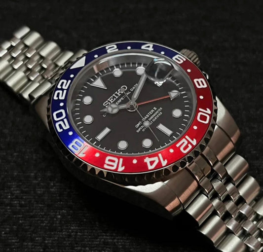 Seiko GMT-Master II Mod ‘Pepsi’ (Jubilee Bracelet)