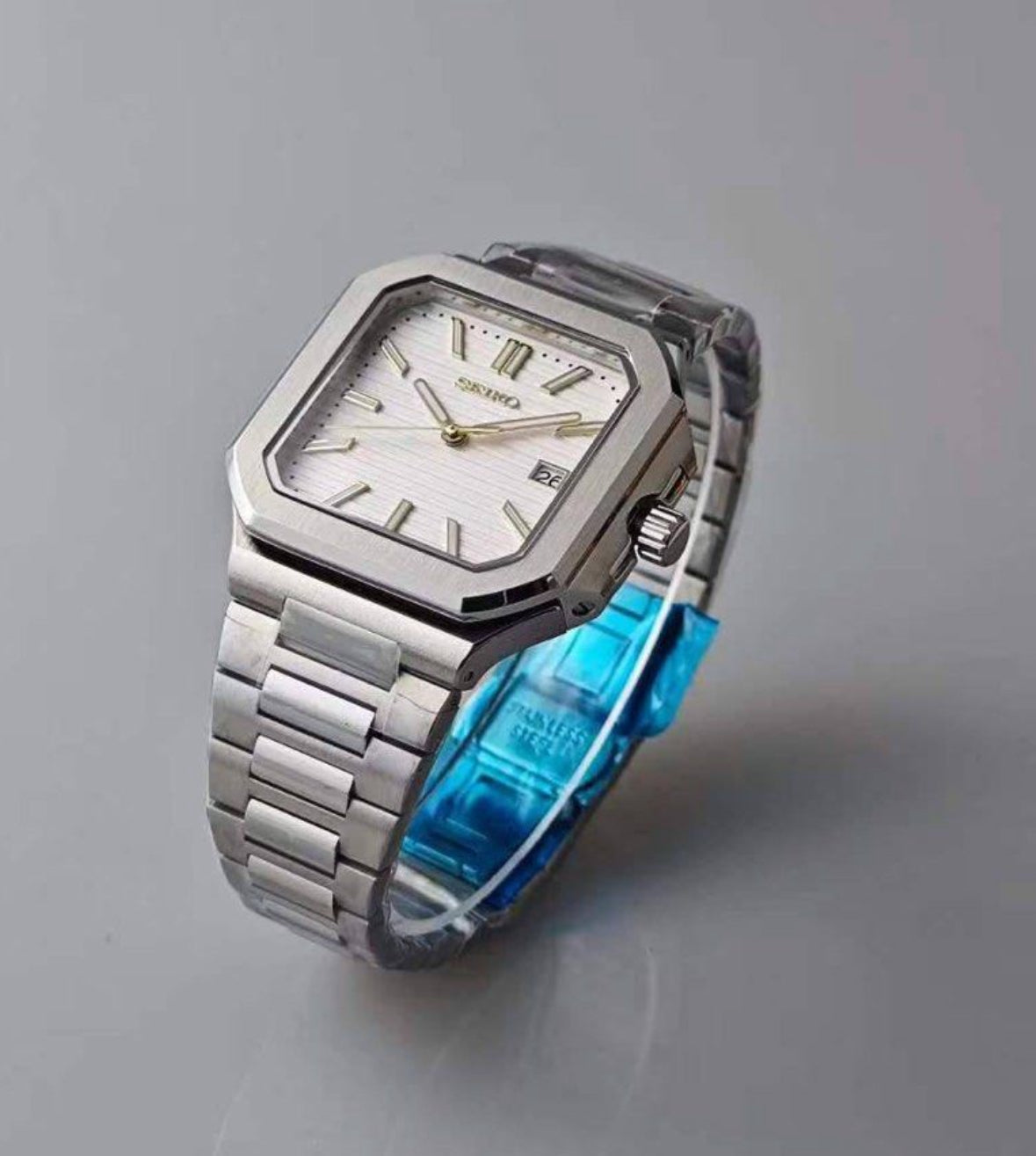 ‘Seikonaut Cubitus’ Mod White Dial 42mm