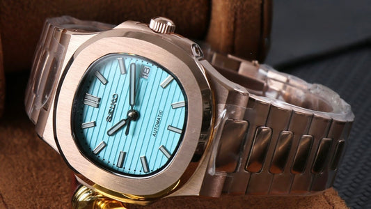 Seiko Nautilus Mod ‘Rose Gold Tiffany Dial’ 40