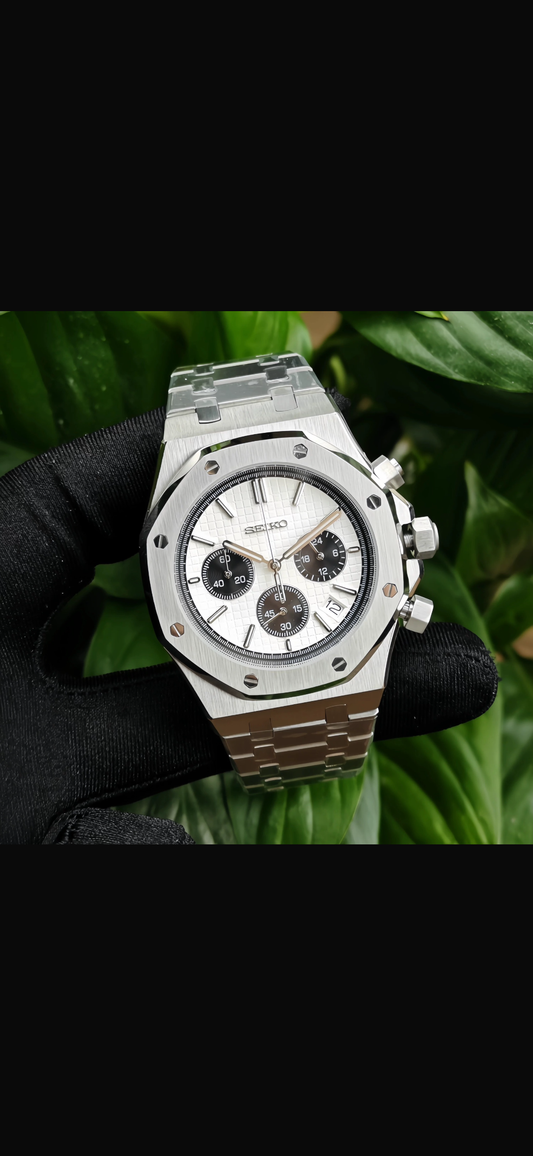 Seiko Royal Oak Panda Chronograph 40mm