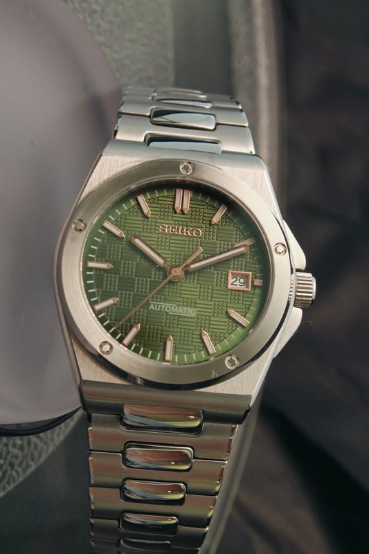 Seiko Ingenieur Mod ‘Green Dial F1’ 39mm