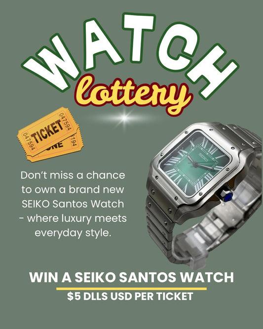 LOTTERY TICKET* Win a Seiko Santos Green Dial Mod