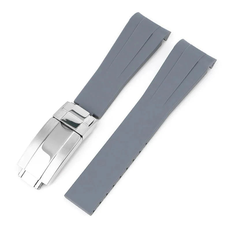 20mm FKM Rubber Strap - Grey