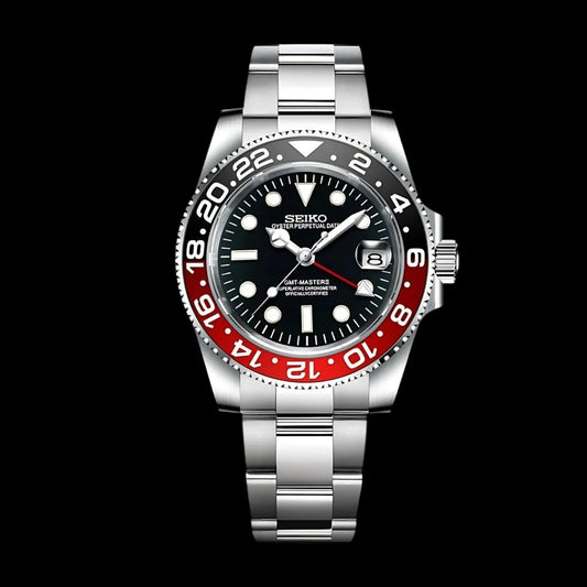 Seiko ‘Coke’ GMT- Master II Mod (Oyster Bracelet)