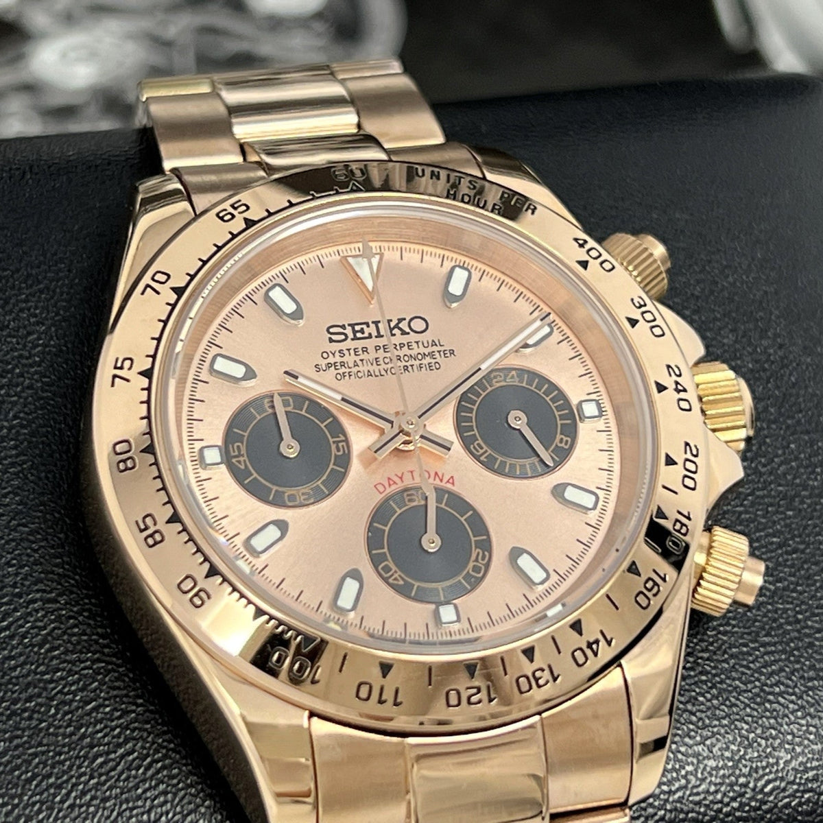 Seiko Daytona Mod ‘Full Gold Pikachu’ 40