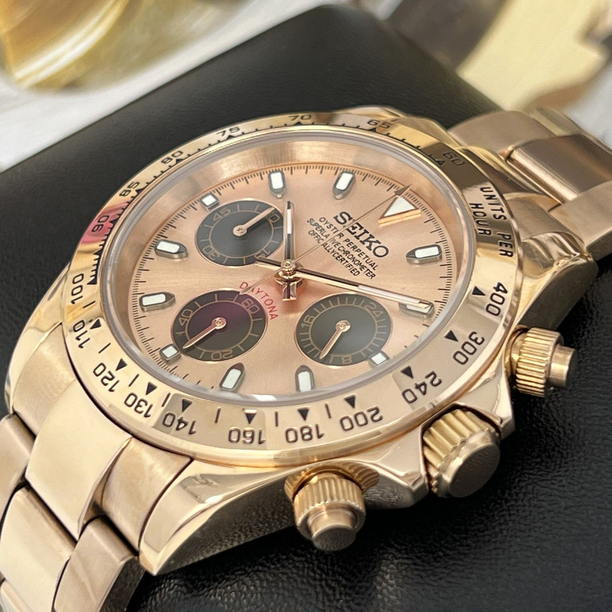 Seiko Daytona Mod ‘Full Gold Pikachu’ 40