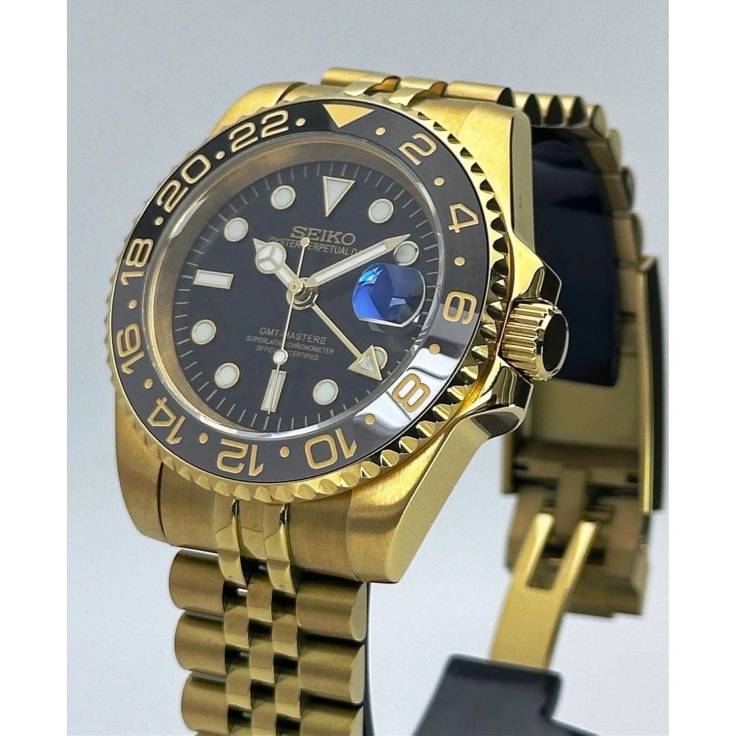 Seiko Gold ‘Bruce Wayne’ GMT- Master II Mod 40